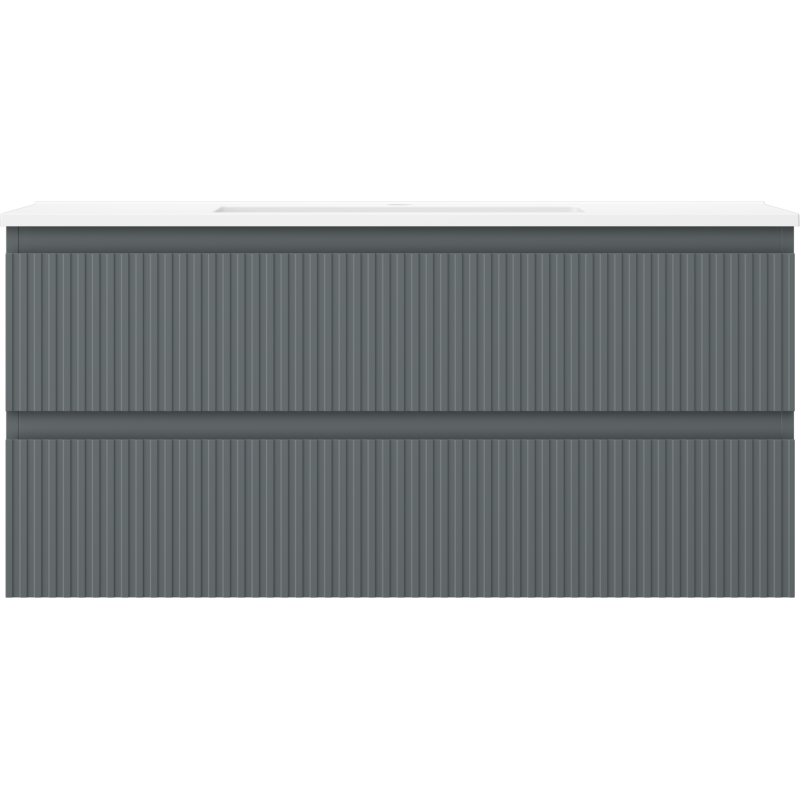 Servantskap med vask Mexen Rivel 100 cm grafitt/hvit matt – 91A20-10047-2-BFF66-W18M01