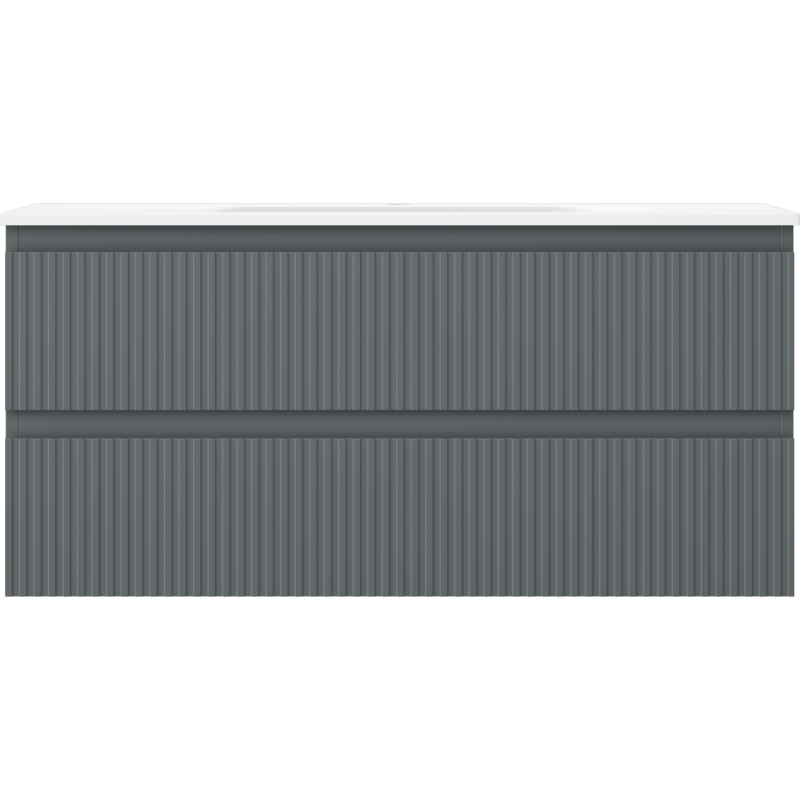 Servantskap med vask 100 cm Mexen Rivel grafitt/hvit matt – 91A20-10047-2-BFF66-W23M01