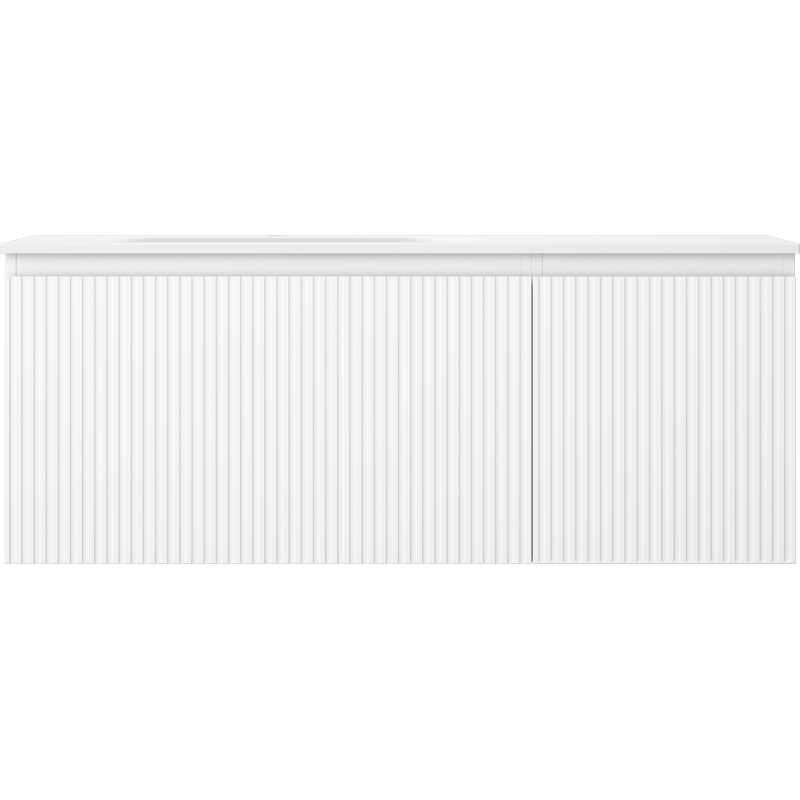 Servantskap med vask 120 cm hvit matt Mexen Rivel Vela venstre – 91A23-12047-3-BBFF01-W23L01