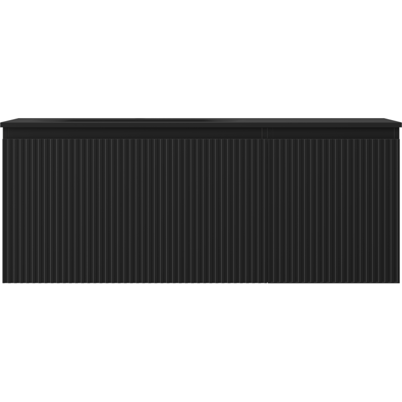 Servantskap med vask 120 cm svart matt Mexen Rivel Vela venstre – 91A23-12047-3-BBFF71-W23L71