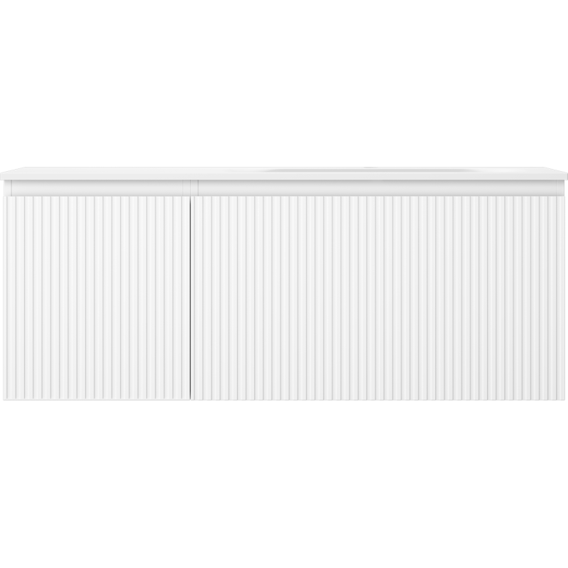 Servantskap med vask 120 cm hvit matt Mexen Rivel Vela høyre – 91A23-12047-3-BBFF01-W23P01