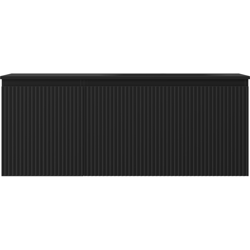 Servantskap med vask 120 cm svart matt Mexen Rivel Vela høyre – 91A23-12047-3-BBFF71-W23P71