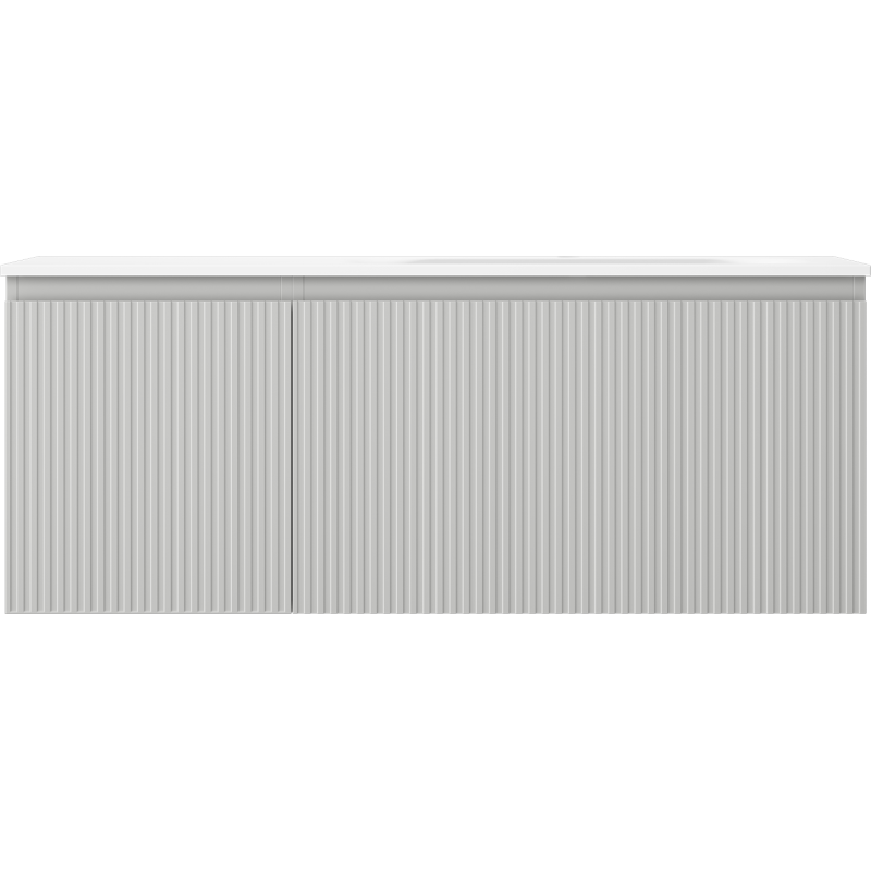 Servantskap med vask 120 cm grå matt Mexen Rivel Vela høyre – 91A23-12047-3-BBFF62-W23P01