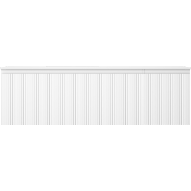 Servantskap med vask 160 cm Mexen Rivel hvit matt Otis venstre – 91A23-16047-3-BBFF01-W18L01