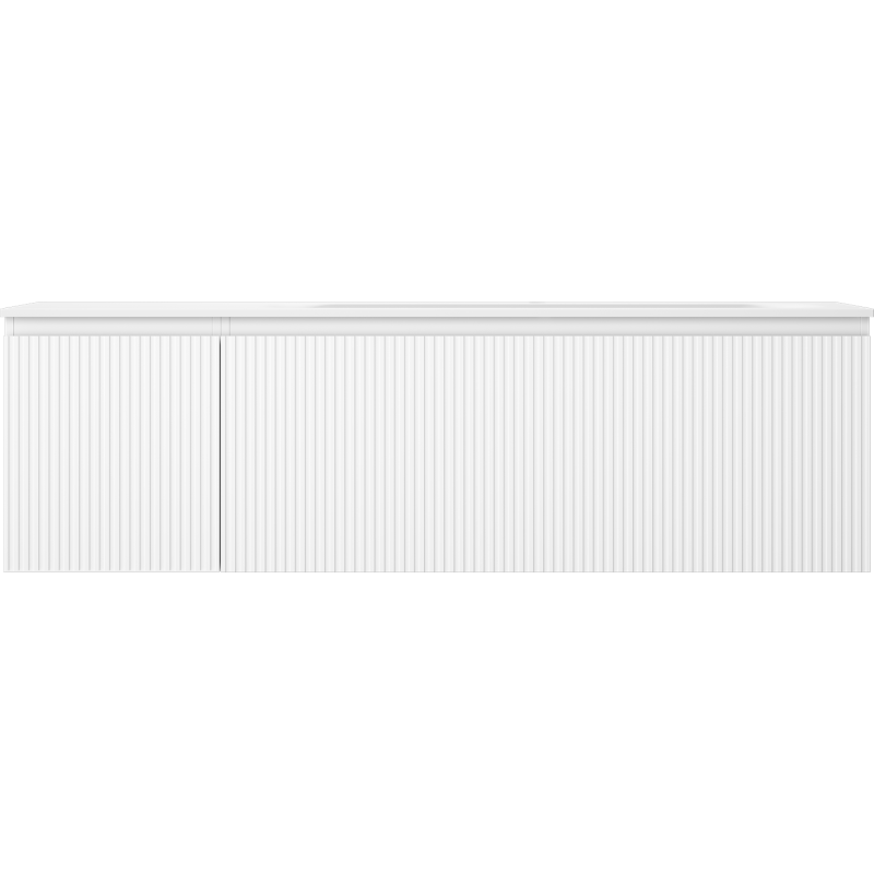 Servantskap med vask 160 cm hvit Mexen Rivel Vela høyre – 91A23-16047-3-BBFF01-W23P01