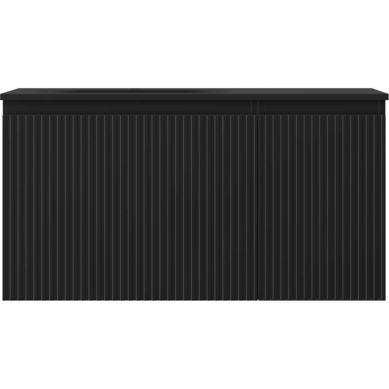 Servantskap med vask 90 cm svart matt Mexen Rivel Vela venstre – 91A23-09047-3-BBFF71-W23L71