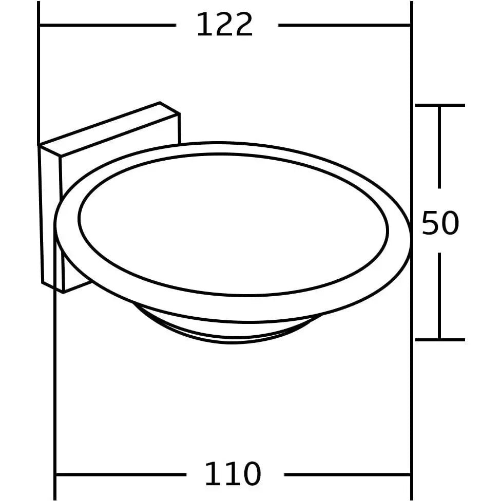 Mexen Rufo Såpeholder Krom - 7050939 - 2