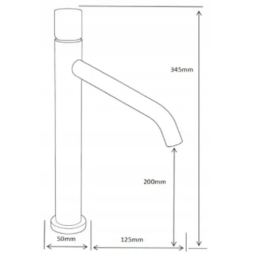 Mexen Rumba Høy Servantbatteri Hvit/krom - 73511- - 2