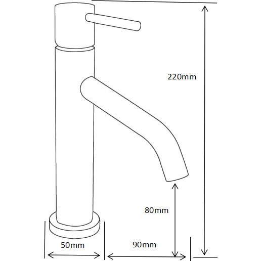 Mexen Rumba Servantbatteri Krom - 73500- - 2