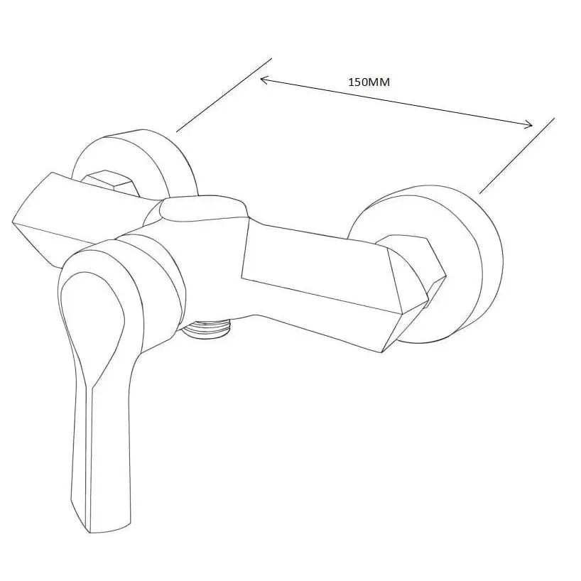 Mexen Sabre Df05 Dusjsett Krom - 72104df05 - 3