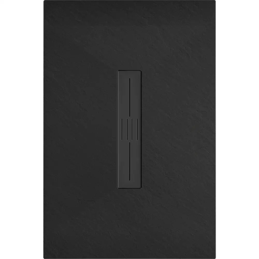 Mexen Toro Rektangulært Smc-dusjbrett 110x80 Cm Sort med Sort Deksel - 43708011-b