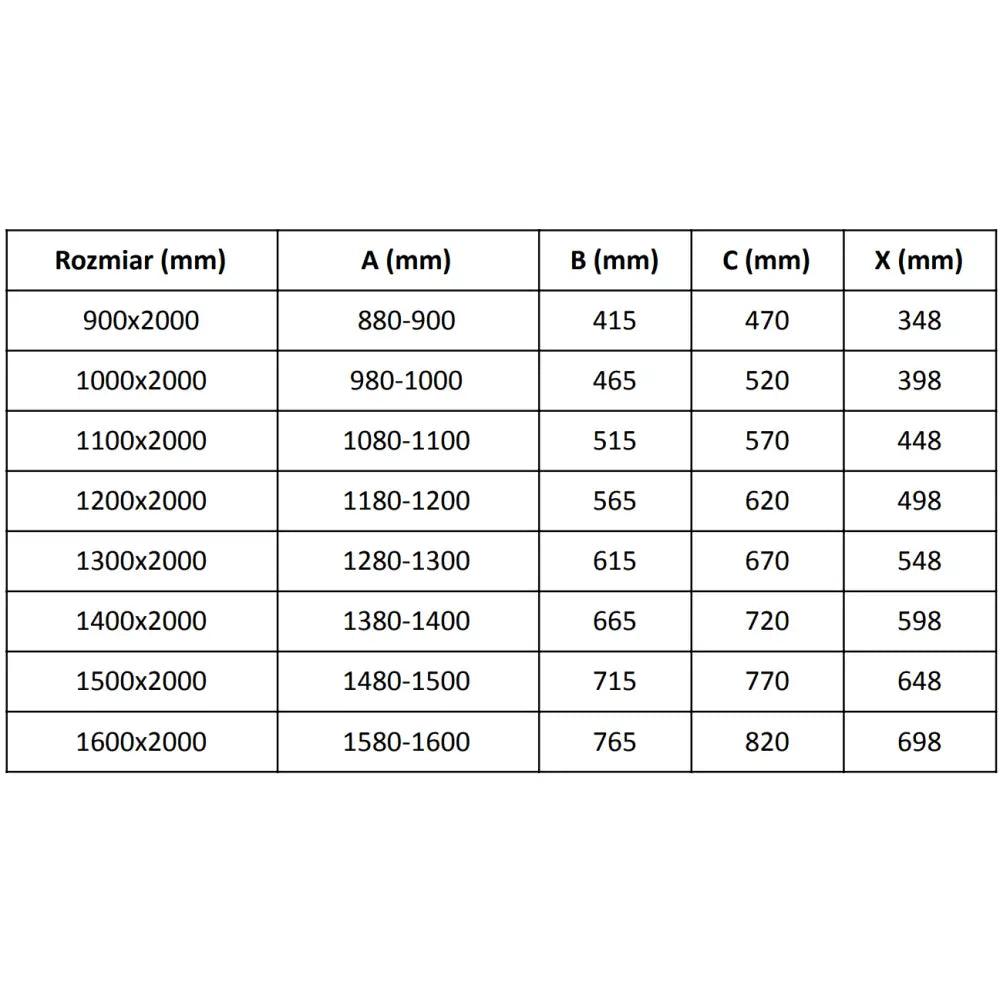 Mexen Velar Skyvedører For Dusj 100 Cm Gjennomsiktig Rosagull - 871-100-000-01- - 12