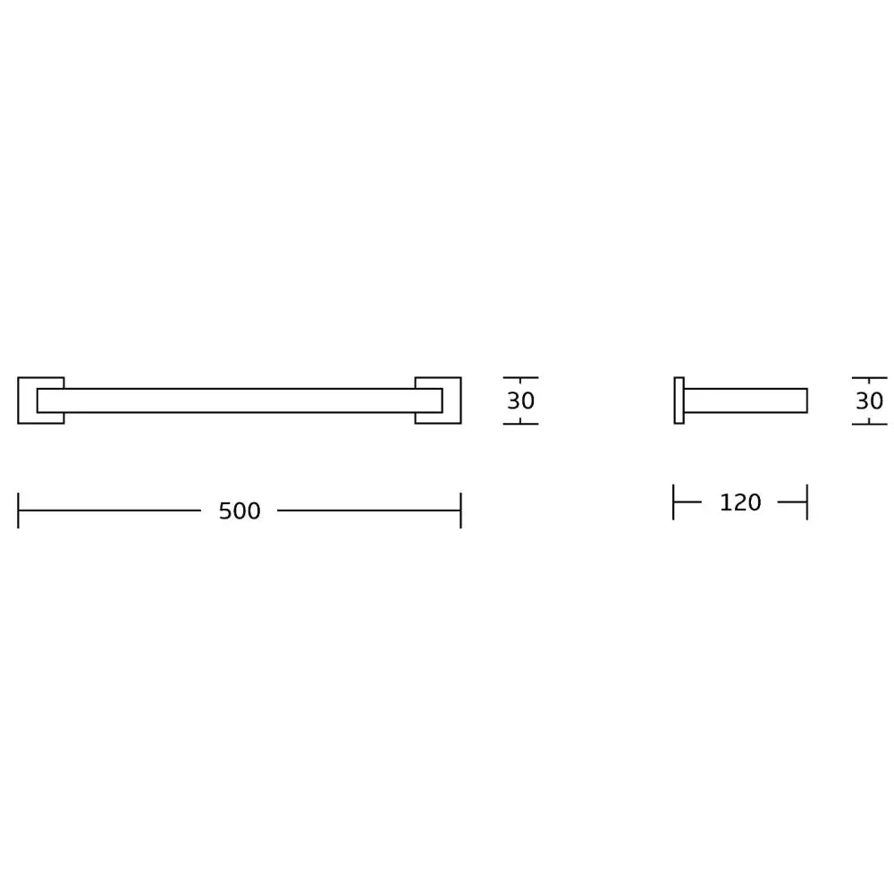 Mexen Vox Hengende Glasshylle Krom - 707037 - 2