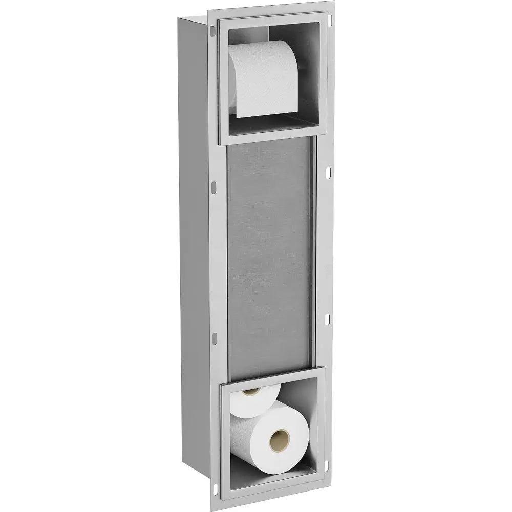 Mexen X-wall-bp Toalettpapirholder Med Magasin Rustfritt Stål - 1