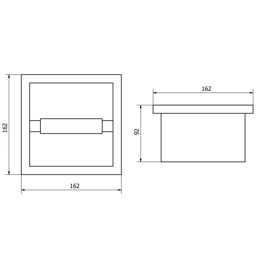 Mexen X-wall-p Toalettpapirholder Gyllen - 6