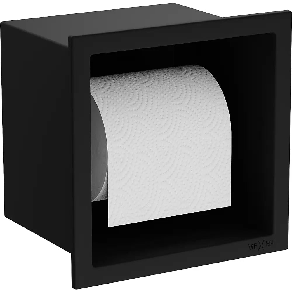 Mexen X-wall-p Toalettpapirholder Svart - 1