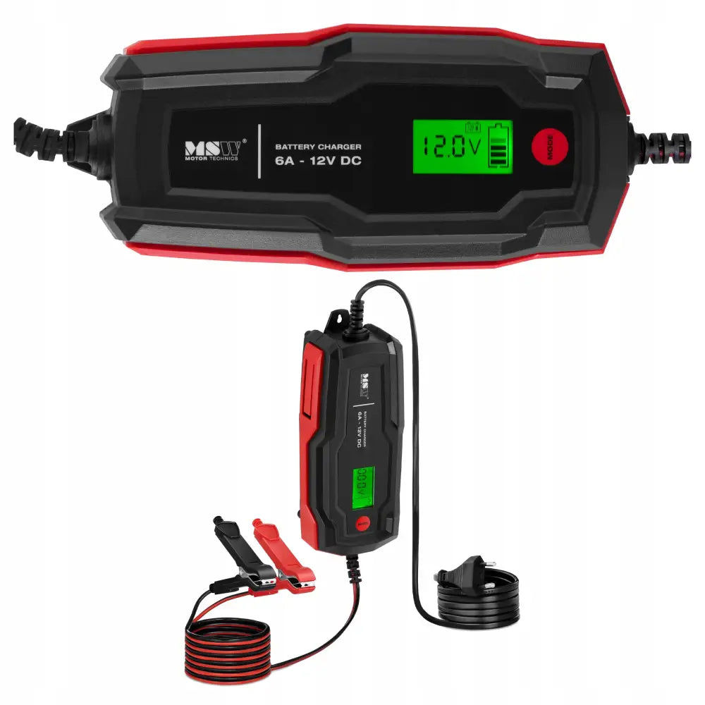 Mikroprosessorstyrt Batterilader 6a 12v - 1