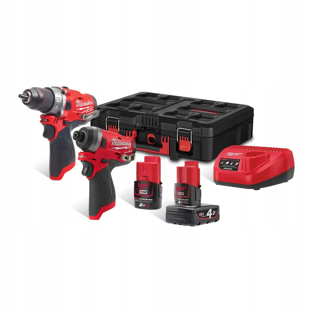 Milwaukee M12 Fpp2a-422p Skrutrekker/slagskrutrekker 12v - 1