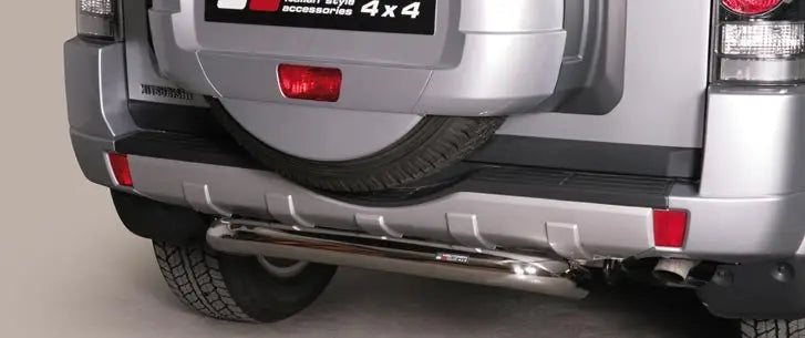 Beskyttelse Rør Bakre Inox Mitsubishi Pajero 2012-2014 3 doors version | Nomax.no🥇