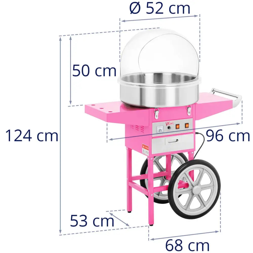 Mobil Sukkerspinnmaskin Med Vogn - 9