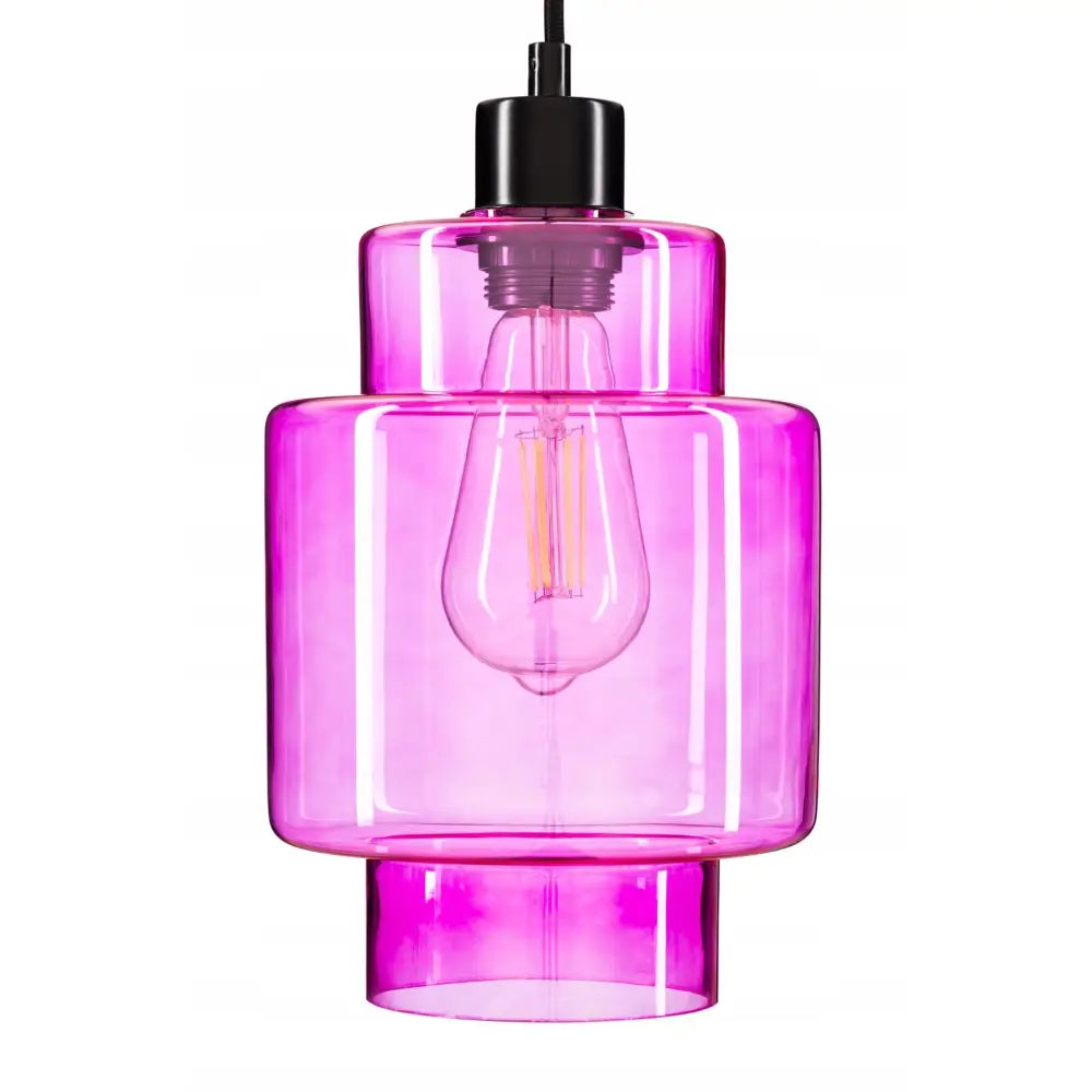 Moderne Rosa Glass Hengelampe Ep017 (ep017 8c) - 1