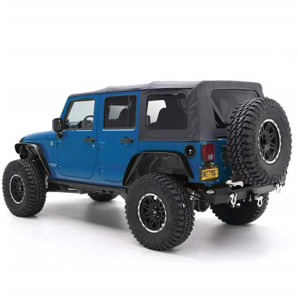 Mørkt Topp Soft Top Black Diamond - Jeep Wrangler Jk 4 d 07-09 - 3