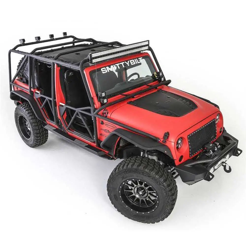 Motorhette Deksel Jeep Wrangler Jk 4 d 07-18 - Smittybilt Src Stingray - 5