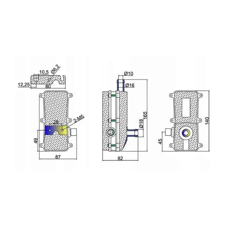 Motorvarmer med Pumpe Vvkb Titan B1 - 1500w