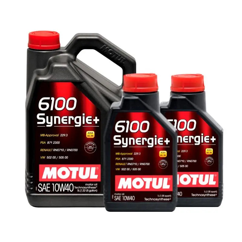 Motul 6100 Synergie + 10w40 Motorolje 7l - 1