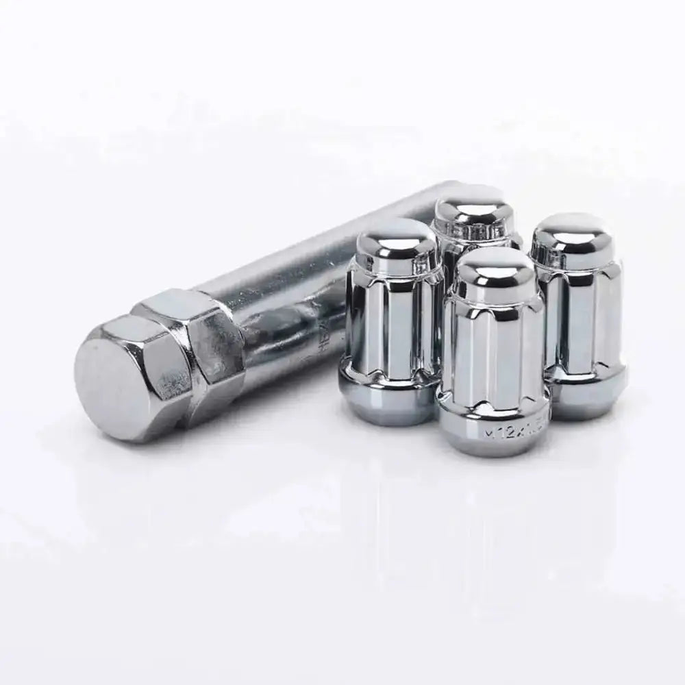 Muttere med Tyverisikring Jr Atn1 - 12x1,25 Chrome