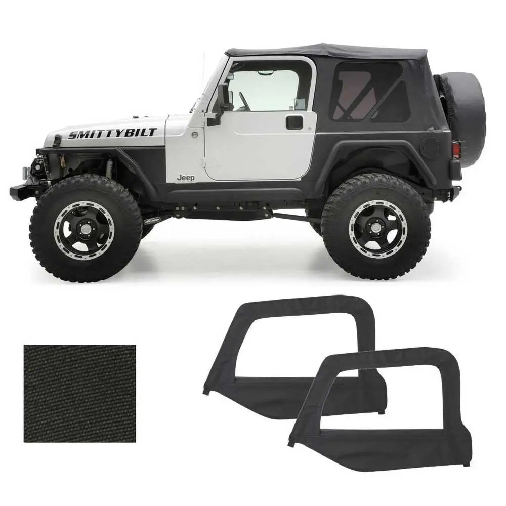 My Suggest Product Name In Norwegian: ’jeep Wrangler Tj 97-06 Tak Soft Top Svart Diamond Smittybilt’ - 2