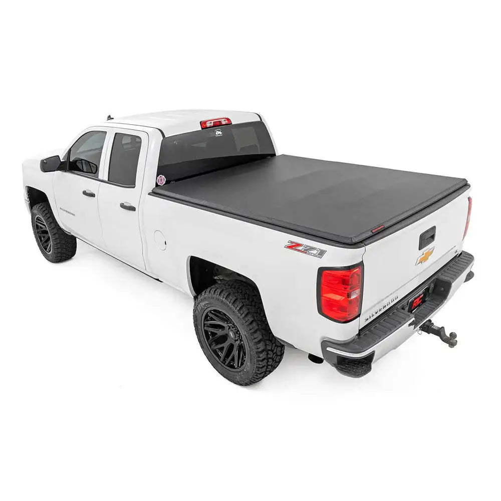 Myk Deksel Pakkeløs Tri-fold Rough Country 6’7’ - Gmc Sierra 1500 14-19 - 5