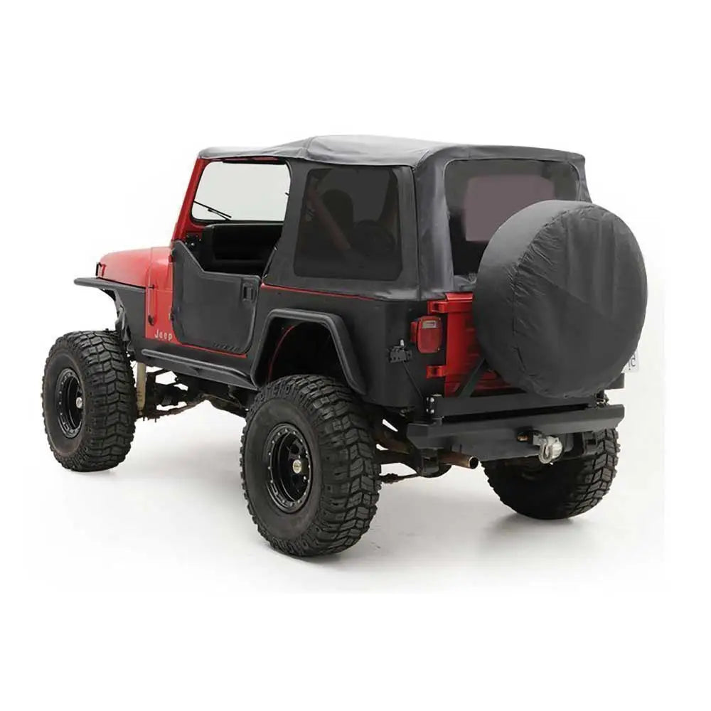 Myk Topp Denim Svart Med Veske Smittybilt - Jeep Wrangler Yj 88-95 - 5