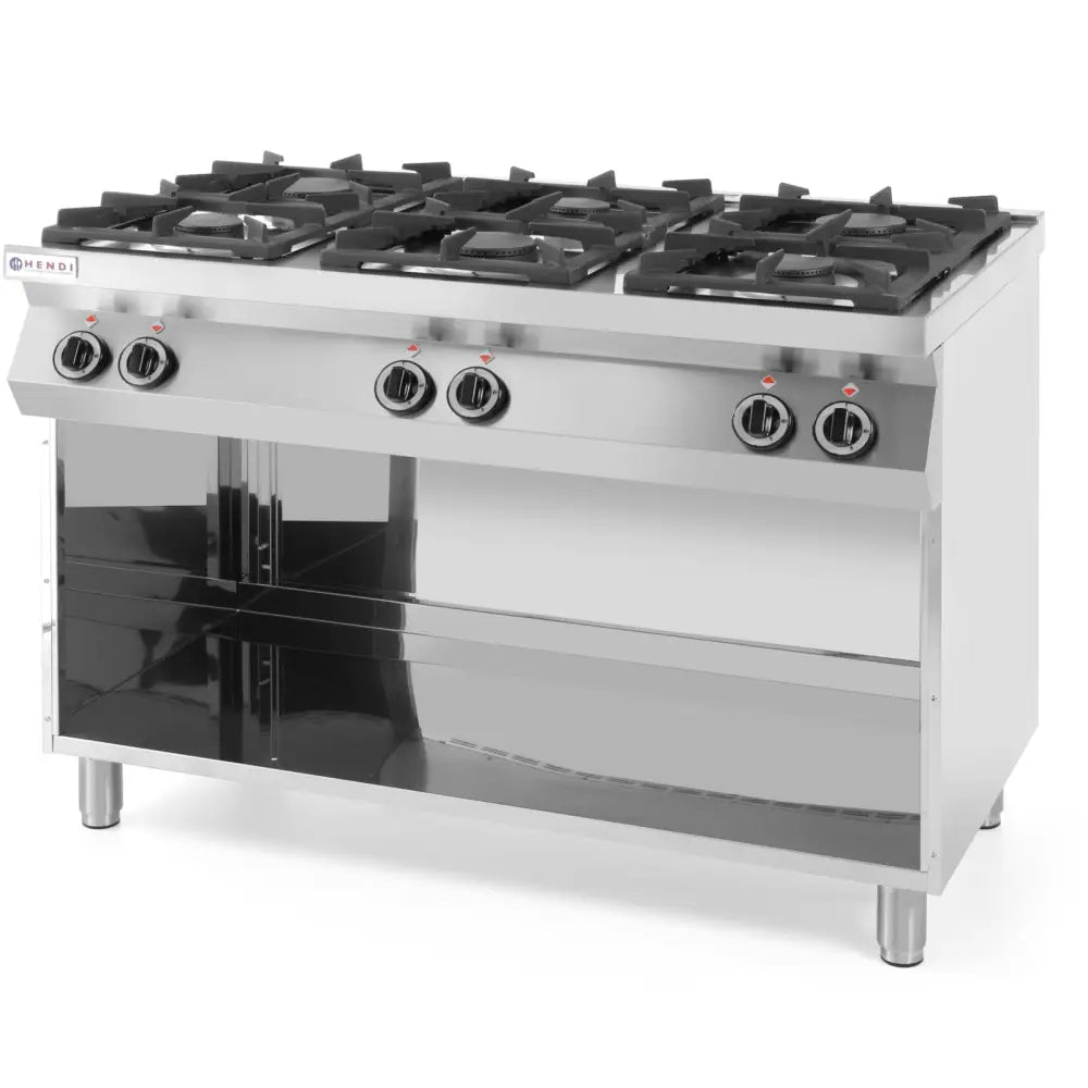 Natural Gas Stove With 6 Burners 120cm Wide - 1