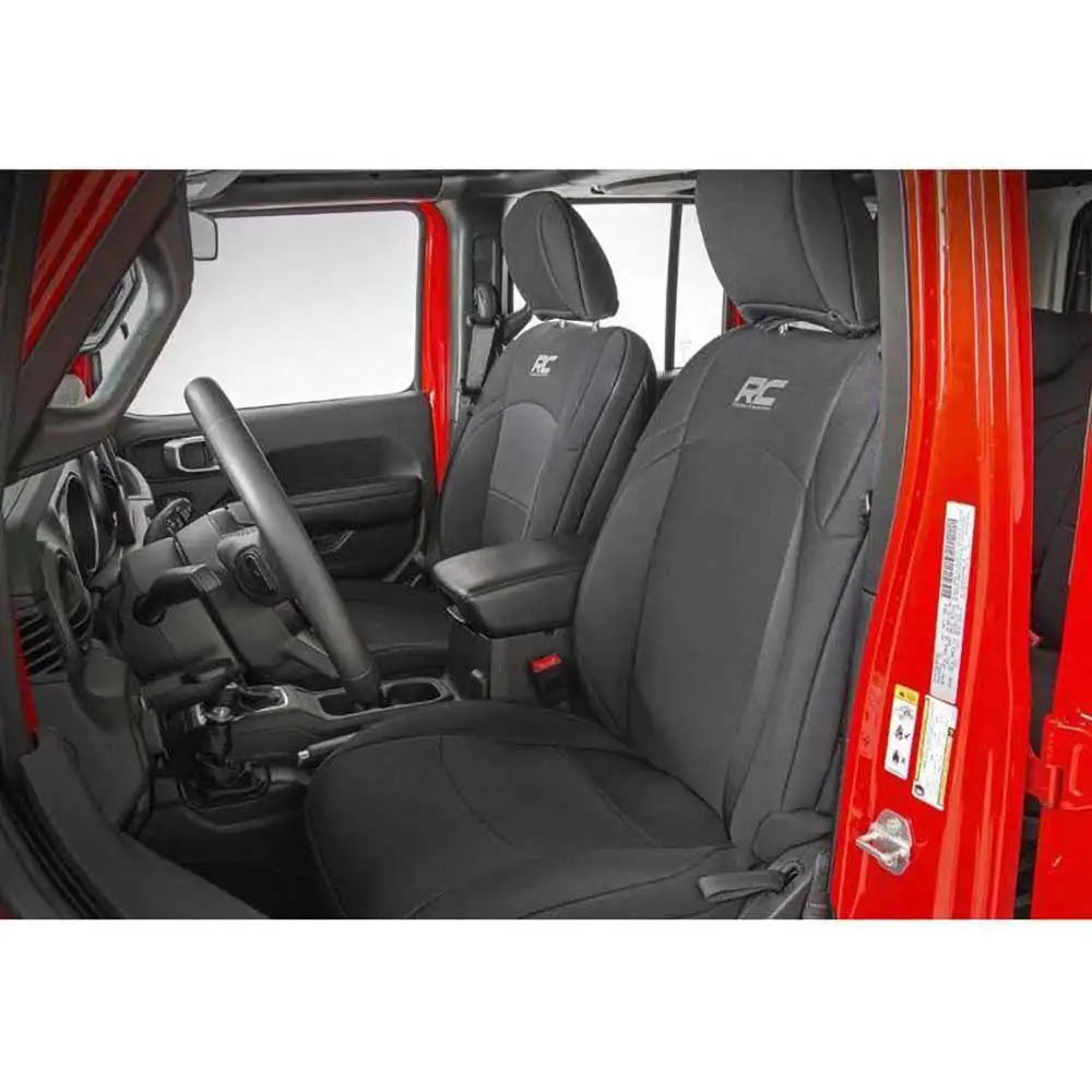 Neopren Svart Setetrekksett - Jeep Wrangler Jl 2d 18- - 4