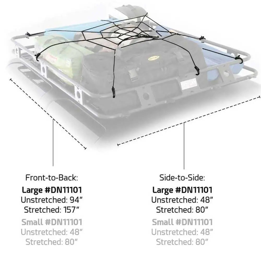 Netting For Roof Rack Large Smittybilt Defender - Nissan Pathfinder 95-14 - 2