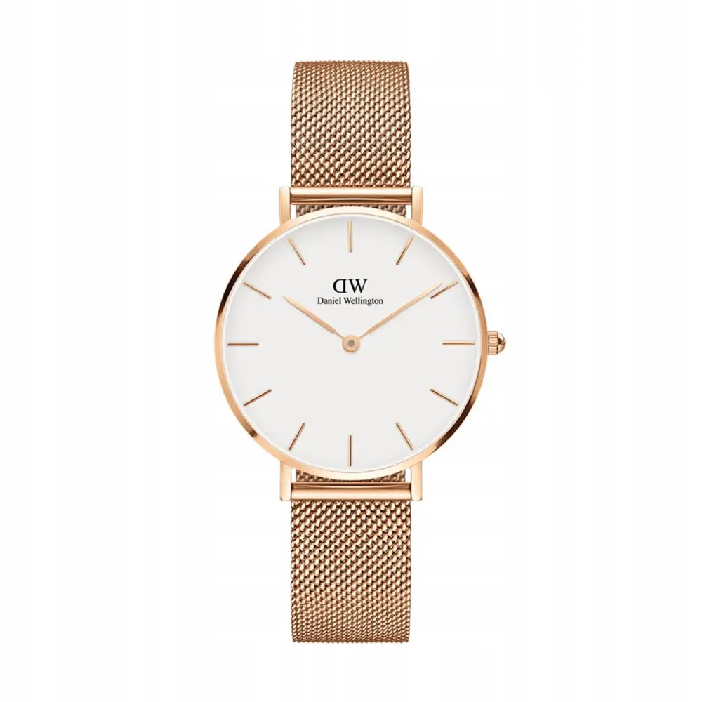 Nydelig Daniel Wellington Damklokke Dw00100163 32mm Med Lenke + Boks - 1