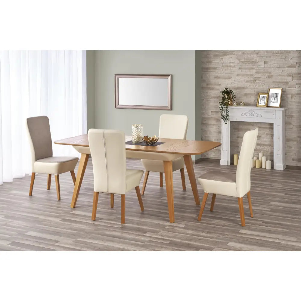 Orkide Uttrekkbart Eikebord Honning/beige - 1