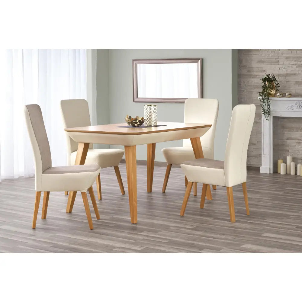 Orkide Uttrekkbart Eikebord Honning/beige - 6