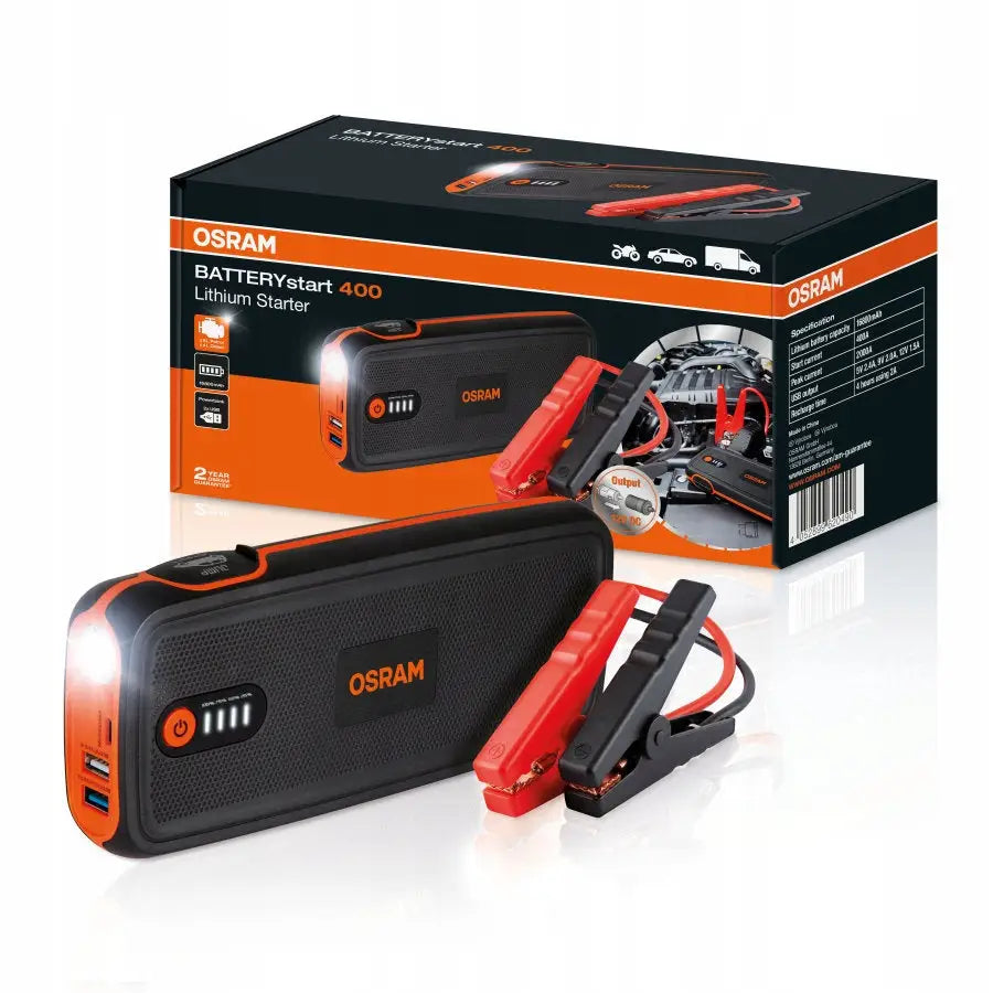 Osram Jump Starter Booster Litium 400 12v 16800mah