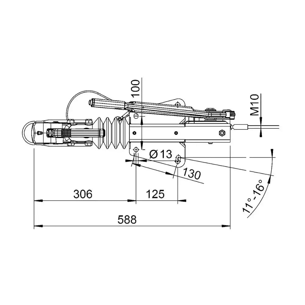 Påløpsbrems Tilhenger Al-ko 60s / 2 750kg