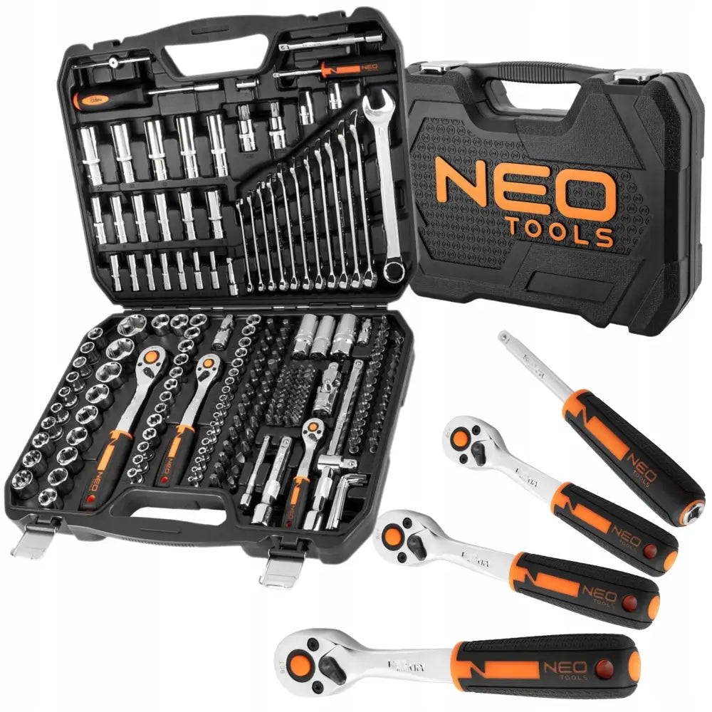 Pipenøkkelsett Fra Neo Tools 219 Deler - 1