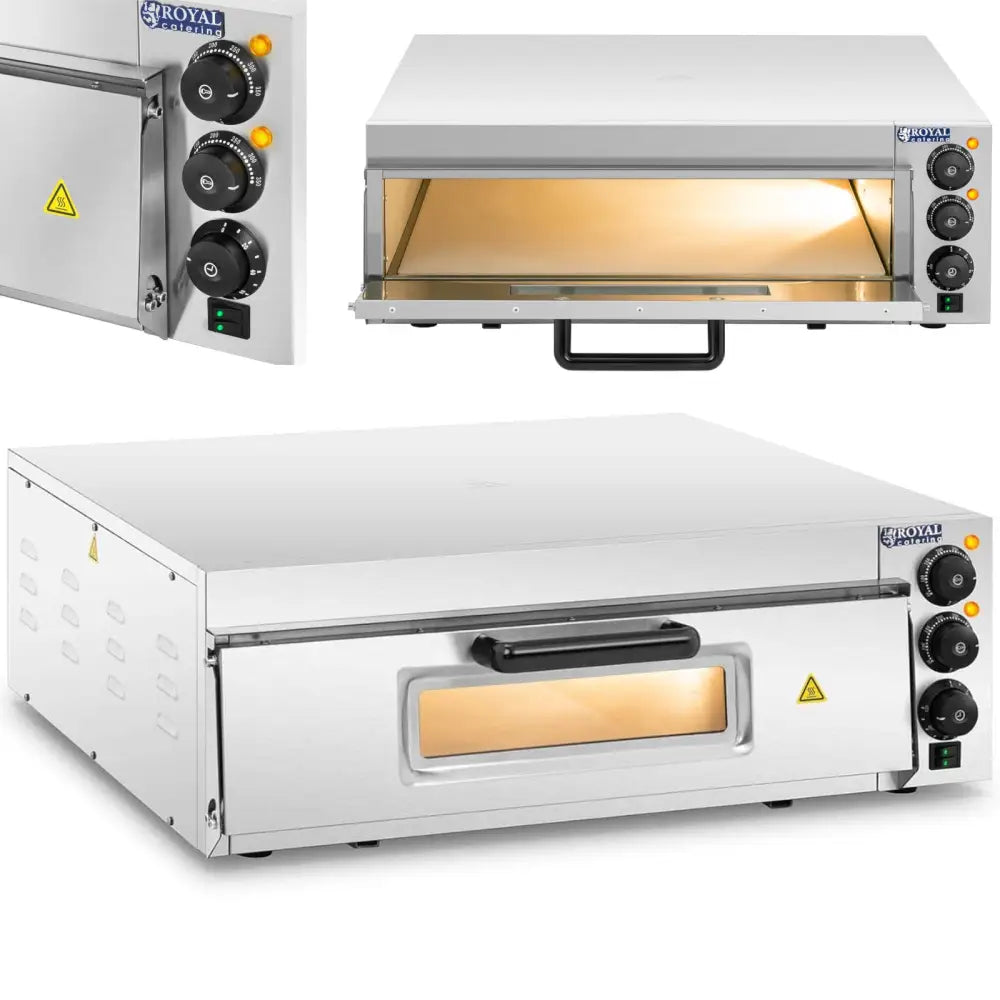 Pizzaovn Med Vindu 60 Cm 230v 3000 w - 1