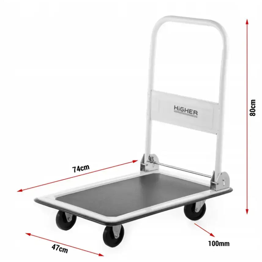 Plattformvogn 75x50 150kg - 2