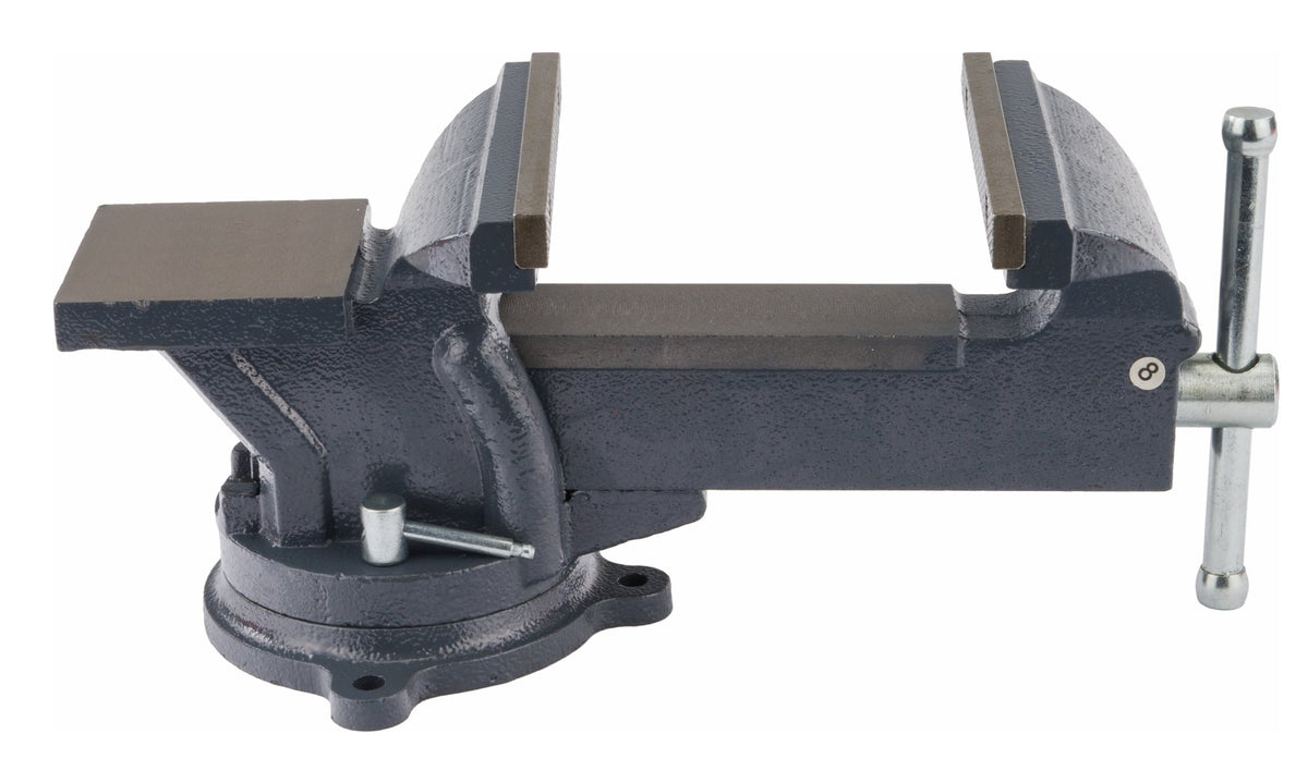 Skrustikke Powermat 150 mm sett fra siden med stålhåndtak
