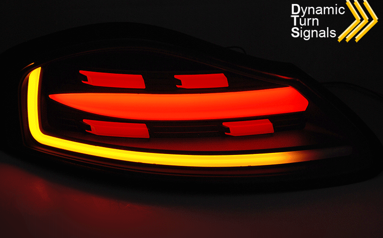 Baklykter Porsche Boxster 986 96–04 smoke, LED bar LDPO43