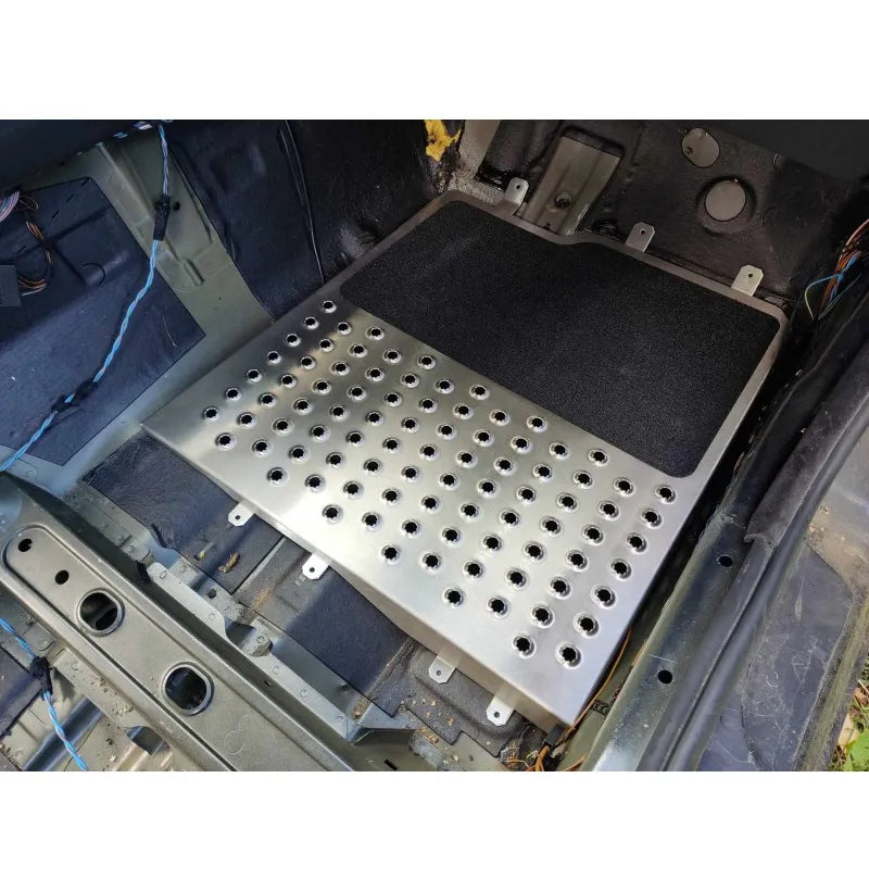 Komplett flat gulvplate sett i rustfritt stål for BMW E90 E92 E82 drift og time attack