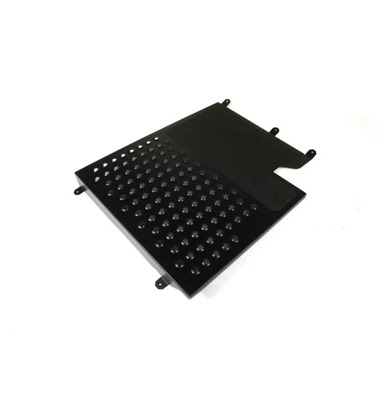 CNC-kuttet gulvplate i 1,5 mm galvanisert stål for BMW E9X med grip tape overflate