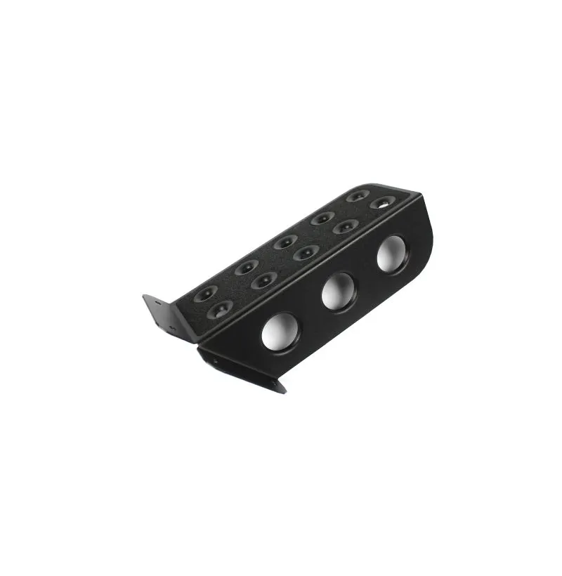 Dead pedal i rustfritt stål – CNC-kuttet fotplate for racerbil