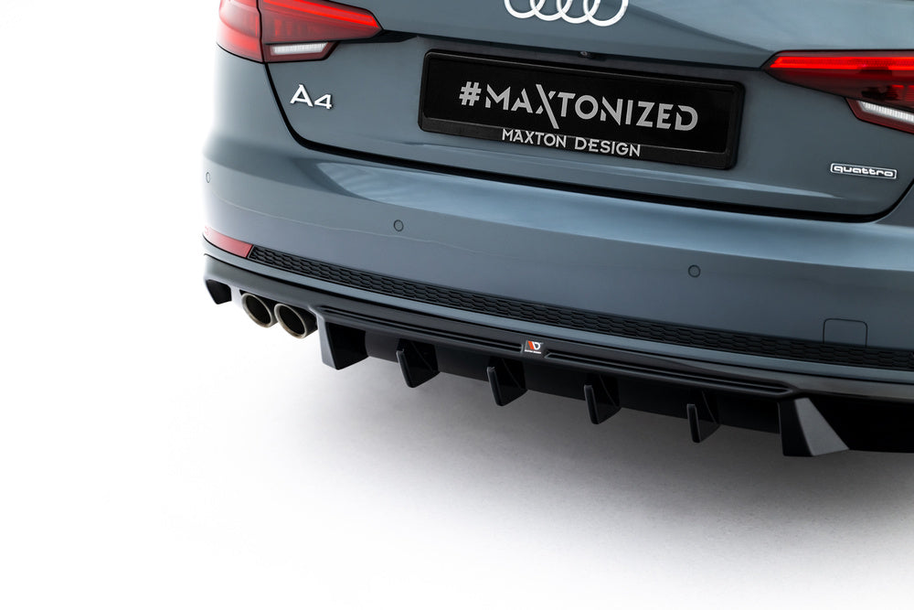 Audi A4 S-Line B9 bakdiffusor V2 – Maxton Design